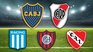 Así fue como Boca, River, Independiente, Racing y San Lorenzo fueron bautizados en el fútbol argentino como los cinco grandes.