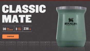 Según la descripción, el nuevo mate Stanley está hecho con acero inoxidable 18/8, tiene una capacidad de 236 mililitros. El recipiente mide 11 centímetros,&nbsp;tiene un diámetro de 10 centímetros y un peso de 245 gramos.