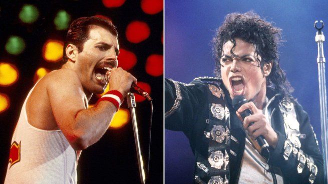 Freddie Mercury y Michael Jackson compartieron una sesión de grabación en 1983.