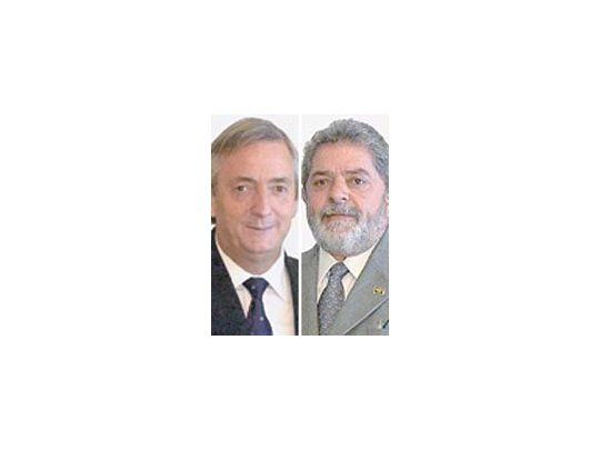 Néstor Kirchner y Luiz Inácio Lula da Silva