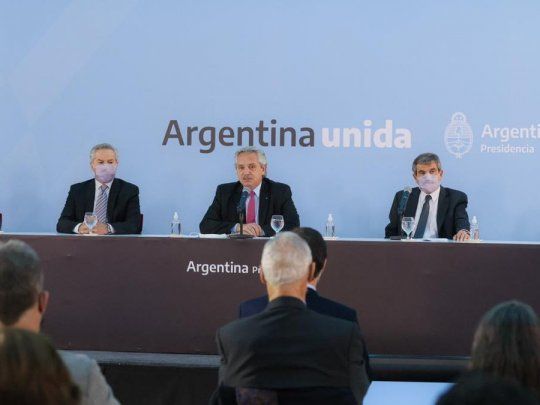 El presidente Alberto Fernández en el Día de la Afirmación de los Derechos Argentinos sobre las Malvinas, Islas y Sector Antártico.