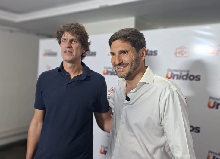 Martín Lousteau y Maximiliano Pullaro. Martín Lousteau y Maximiliano Pullaro.