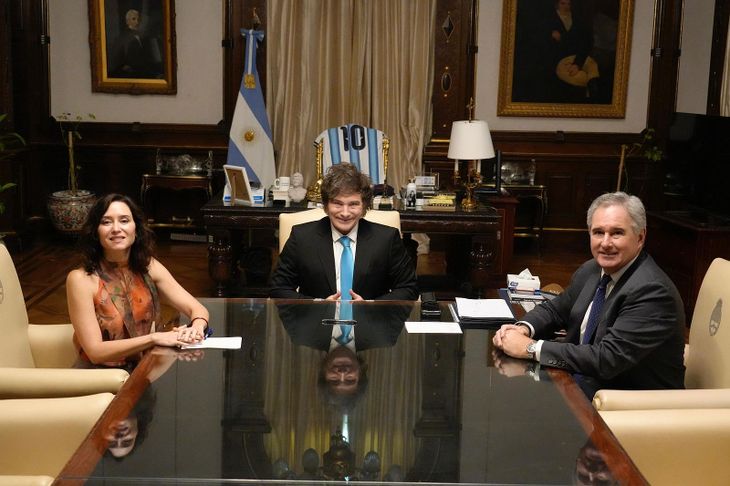 Javier Milei junto a Isabel Díaz Ayuso. Javier Milei junto a Isabel Díaz Ayuso.
