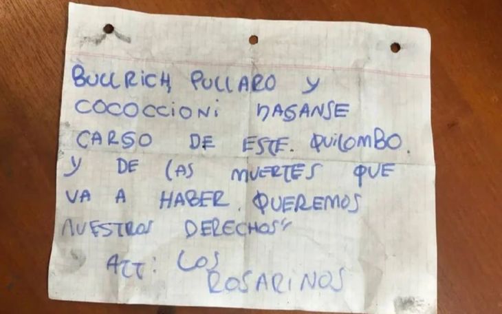 El mensaje para Bullrich y Pullaro. El mensaje para Bullrich y Pullaro.