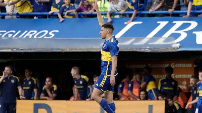 Merentiel, autor del gol de la victoria.