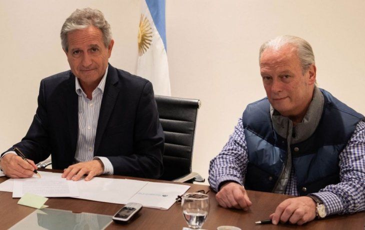 Andrés Ibarra y Andrés Rodríguez. (Foto de archivo)