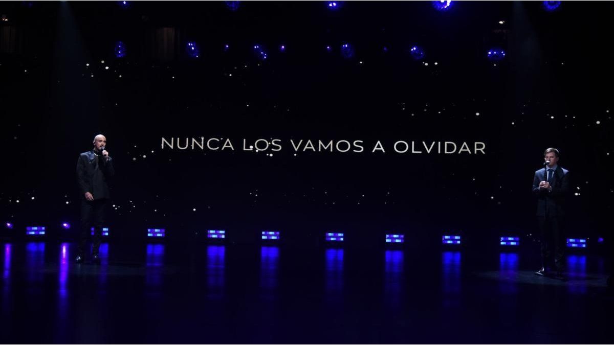 Martín Fierro 2024: Abel Pintos and Nahuel Pennisi paid tribute to the figures who died in the last year