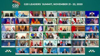 Los líderes del G20 mantuvieron una cumbre virtual.