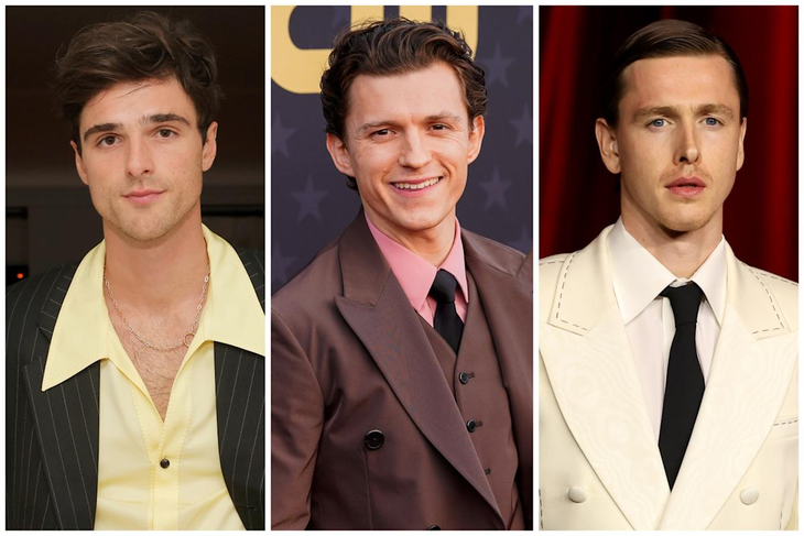 Jacob Elordi, Tom Holland and Harris Dickinson. Jacob Elordi, Tom Holland and Harris Dickinson.
