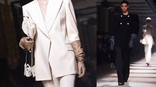 Los guantes largos de cuero van a ser el ícono de la temporada. Los guantes largos de cuero van a ser el ícono de la temporada.