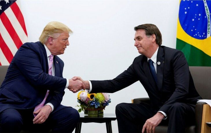 Sigue la buena sinton&iacute;a entre Trump y Bolsonaro.
