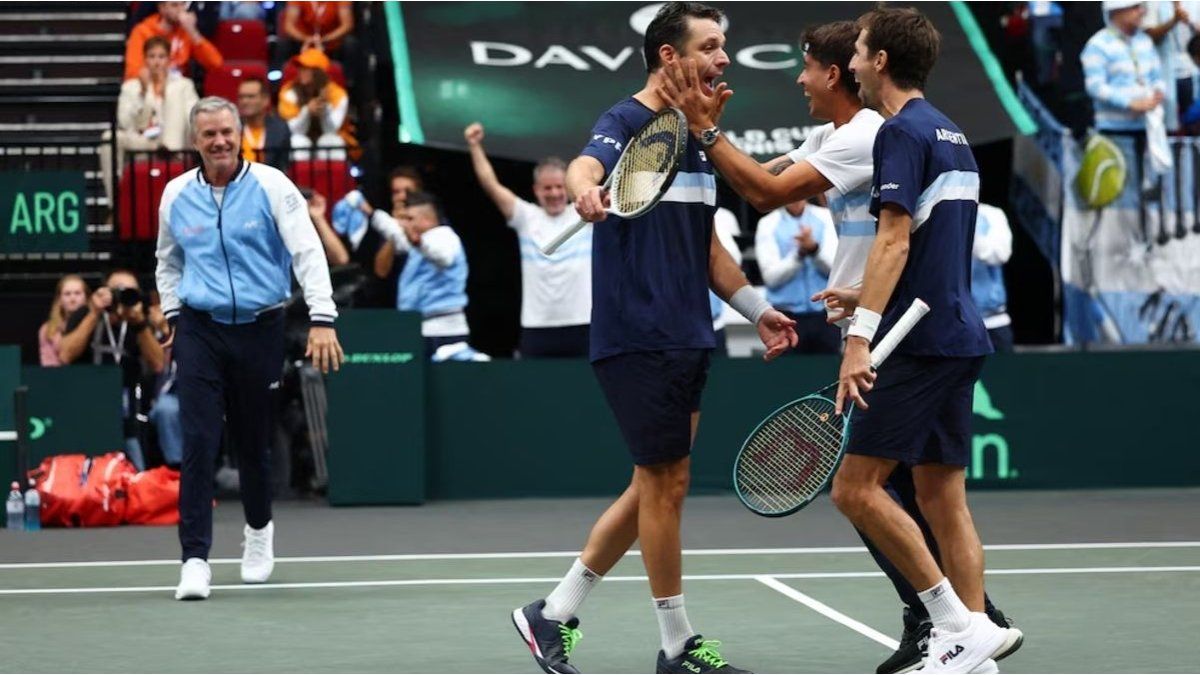 Argentina defeated the Netherlands and advanced at the end 8 of the Davis Cup