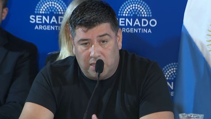 Cristian Jerónimo, titular del sindicato de Vidrio. Cristian Jerónimo, titular del sindicato de Vidrio.