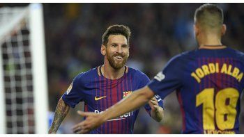 El clásico de Cataluña fue para Barcelona por un Messi genial