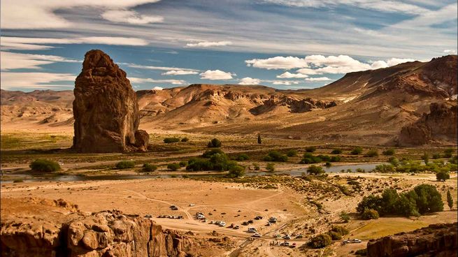 La reserva natural desten el turismo de Chubut por su imponente paisaje.