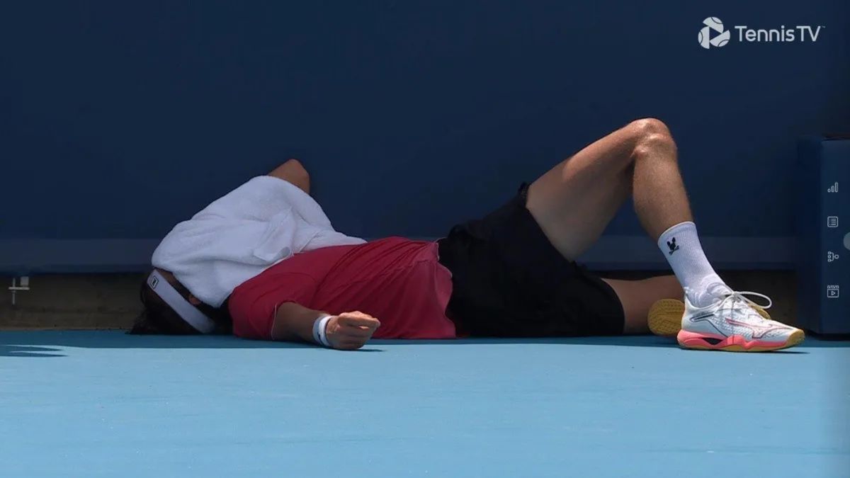 Cincinnati Masters 1000: A tennis player suffered a heat stroke and had to leave the game