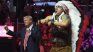 Donald Trump with Village People. Donald Trump with Village People.