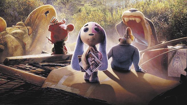 Ollie está perdido. La miniserie combina animación y acción real.