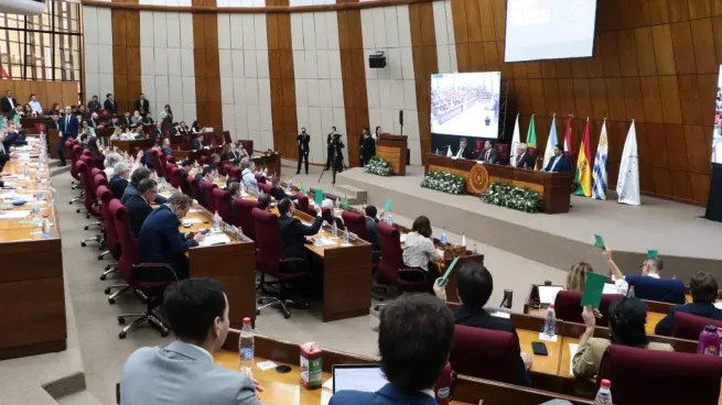 El Parlasur sesionó en Paraguay y aprobó una moción contra la quinta de viáticos a la delegación argentina.