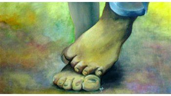 ámbito.com | Uno de cada dos niños en la Argentina es pobre. (Foto: pintura El niño sin zapatos)