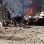 La avioneta cayó en una zona agrícola cercana a la ciudad de Nasca.