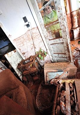 Desolación de habitantes que perdieron todo.