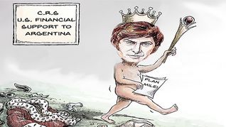 El Congressional Research Service del Congreso Norteamericano, en su reciente informe sobre Argentina, acaba de plantear la posibilidad que el país deba devaluar y no descarta un eventual default. Insólitamente, el Gobierno, el establishment y los medios miran para otro lado. El Congressional Research Service del Congreso Norteamericano, en su reciente informe sobre Argentina, acaba de plantear la posibilidad que el país deba devaluar y no descarta un eventual default. Insólitamente, el Gobierno, el establishment y los medios miran para otro lado.