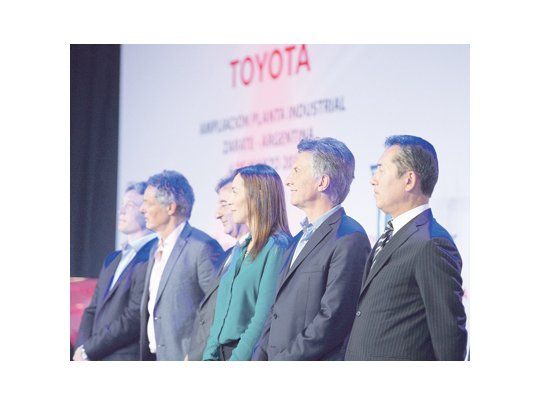 Toyota inauguró la ampliación de su planta