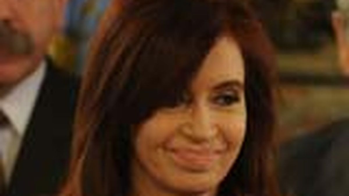 Cristina inaugura la avenida Néstor Kirchner en Río Gallegos