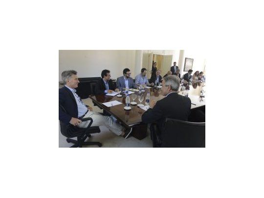 Macri recibió a Aguad y a Ibarra en Olivos
