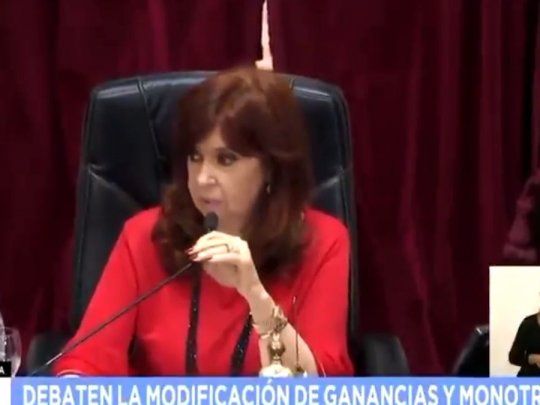 Cristina de Kirchner.&nbsp;