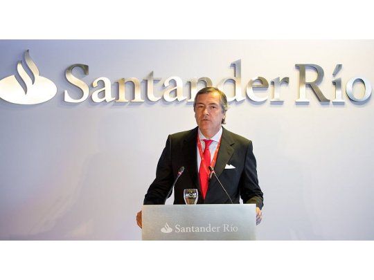 El presidente de Santander Río, Enrique Cristofani.