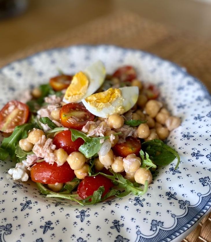 Ensalada de garbanzo, imagen ilustrativa