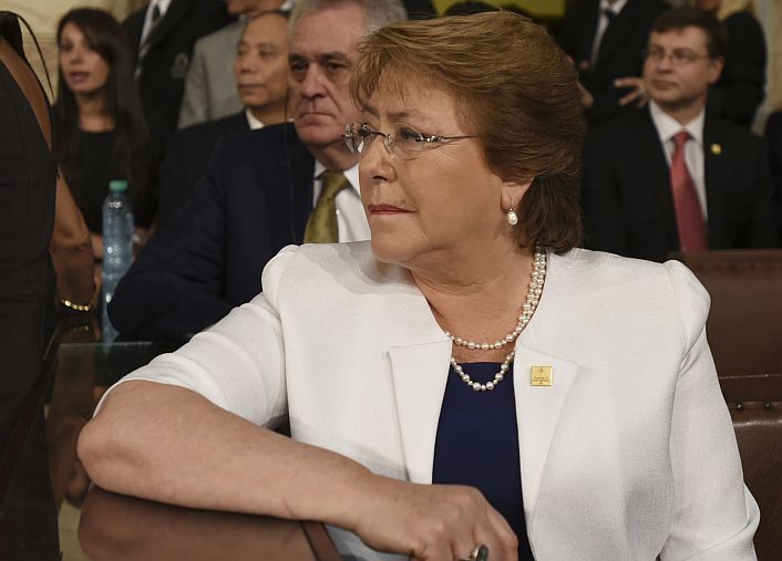 Michelle Bachelet, presidenta de Chile.
