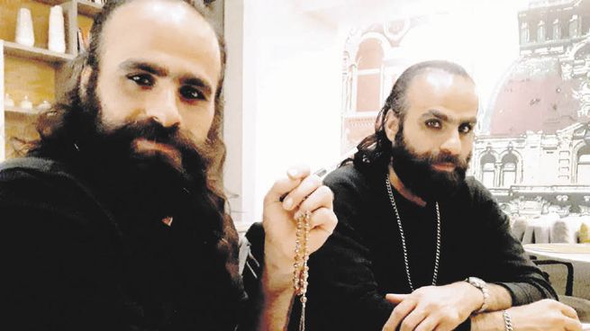 Los Nasser. Los palestinos Arab y Tarzán estuvieron en Buenos Aires.