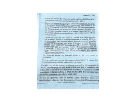 Lo que se negociaba anoche