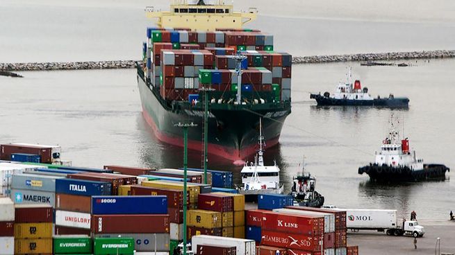 El Puerto de Montevideo movilizó una cifra récord de contenedores durante julio.