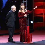 Moria Casán fue una de las artistas reconocidas durante la noche.&nbsp;