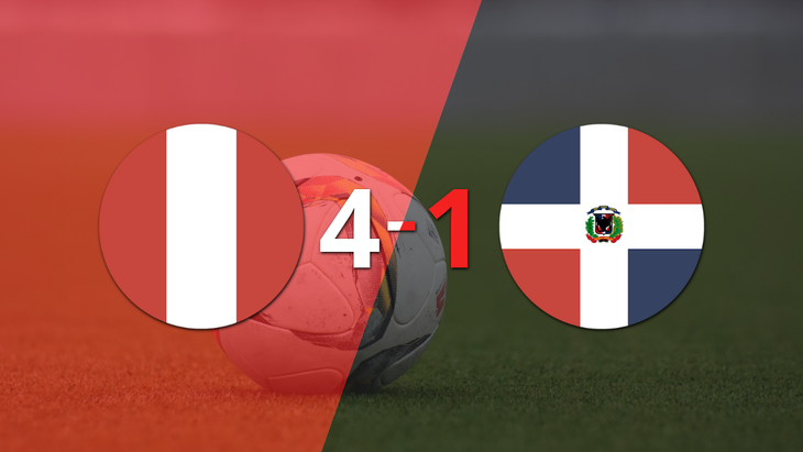 Perú venció 4-1 a Rep. Dominicana en un partido amistoso