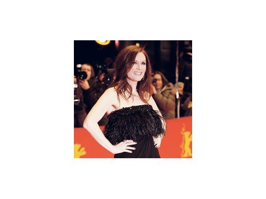 Julianne Moore, centro de las miradas ayer en la Berlinale: presentó, fuera de competencia, el film «The Kids Are All Right».
