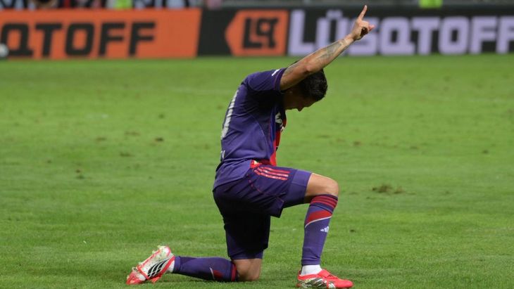 Juan Fernando Quintero festej&oacute; como el "Matador" Marcelo Salas.&nbsp;