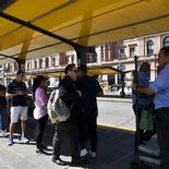 Paro de colectivos en el AMBA. Paro de colectivos en el AMBA.