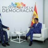 El presidente Yamandú Orsi se reunió con su par español, Pedro Sánchez. El presidente Yamandú Orsi se reunió con su par español, Pedro Sánchez.