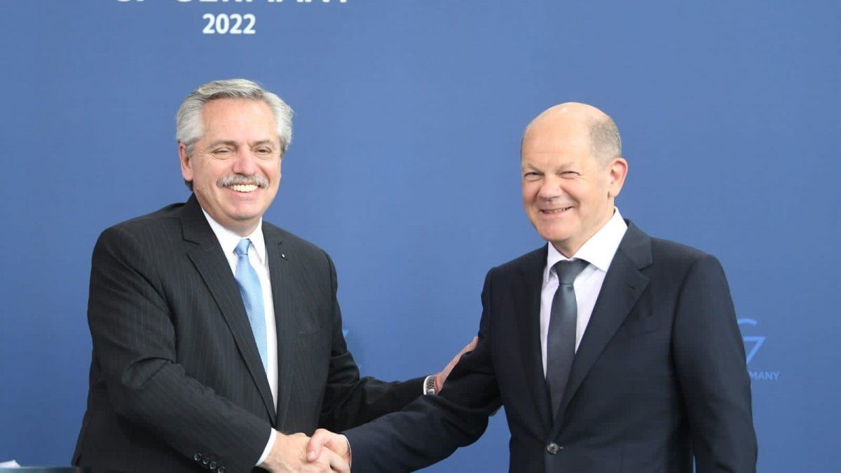 Argentina obtained the support of Germany to renegotiate the agreement