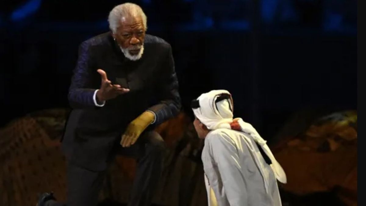Mundial de Qatar 2022: la sorpresiva aparición de Morgan Freeman