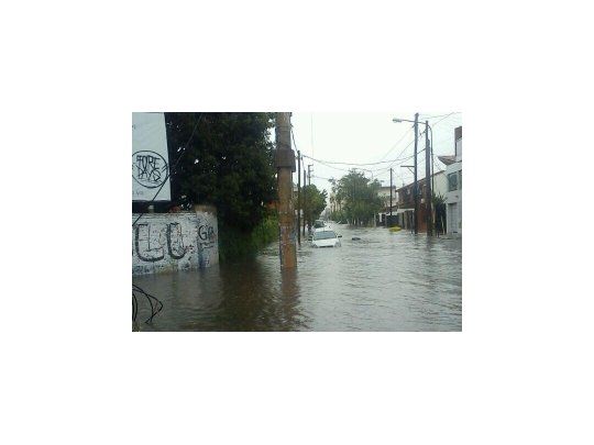 San Justo, una de las localidades más afectadas. (Foto usuario Twitter: @RocioCaarrizo).