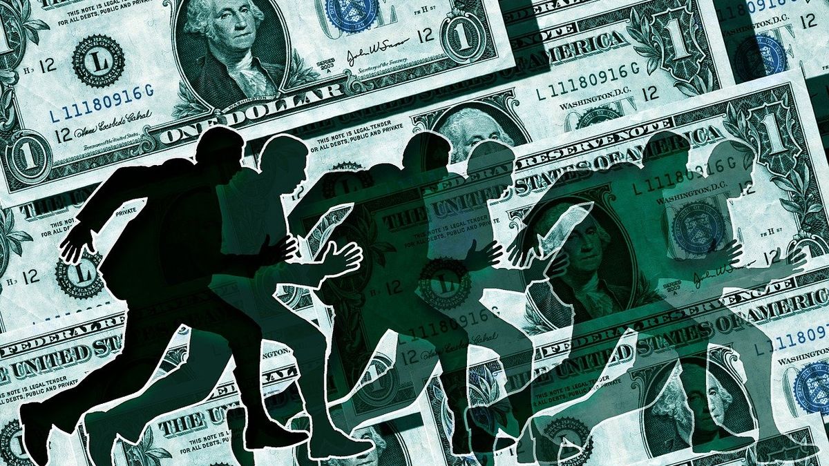 The dollar rose 0.18% after six days of decline