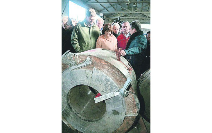 ámbito.com | Bobinas. Fueron ocho y de acero las utilizadas para camuflar los 1984 panes de cocaína que la organización narco preveía colocar en Europa.