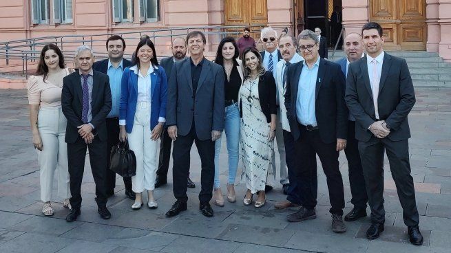Javier Milei recibió en Casa Rosada a los diputados de La Libertad Avanza. Sólo faltó Marcela Pagano.