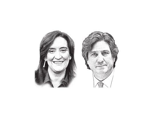 Gabriela Michetti y Amado Boudou